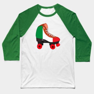 Roller Skating Italy Baseball T-Shirt